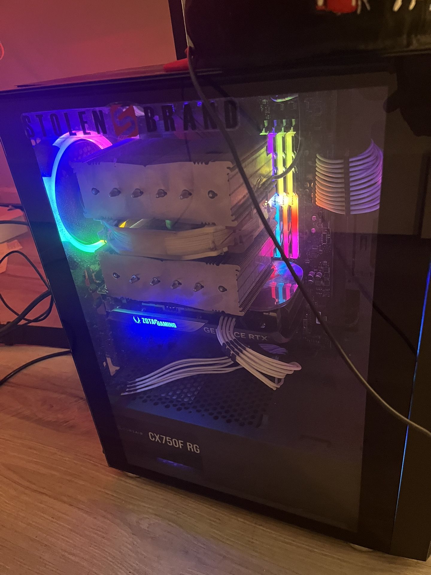 Gaming PC, Noctua Cooler, RTX 4070, i9-12900k, 32GB Ram, CX750 PSU, 240hz curved monitor, 