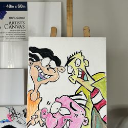 Ed Edd N Eddy 18x24 Painting 