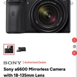 Sony a6600 Camera 