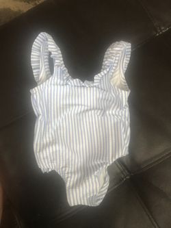 Striped 3 month swimsuit