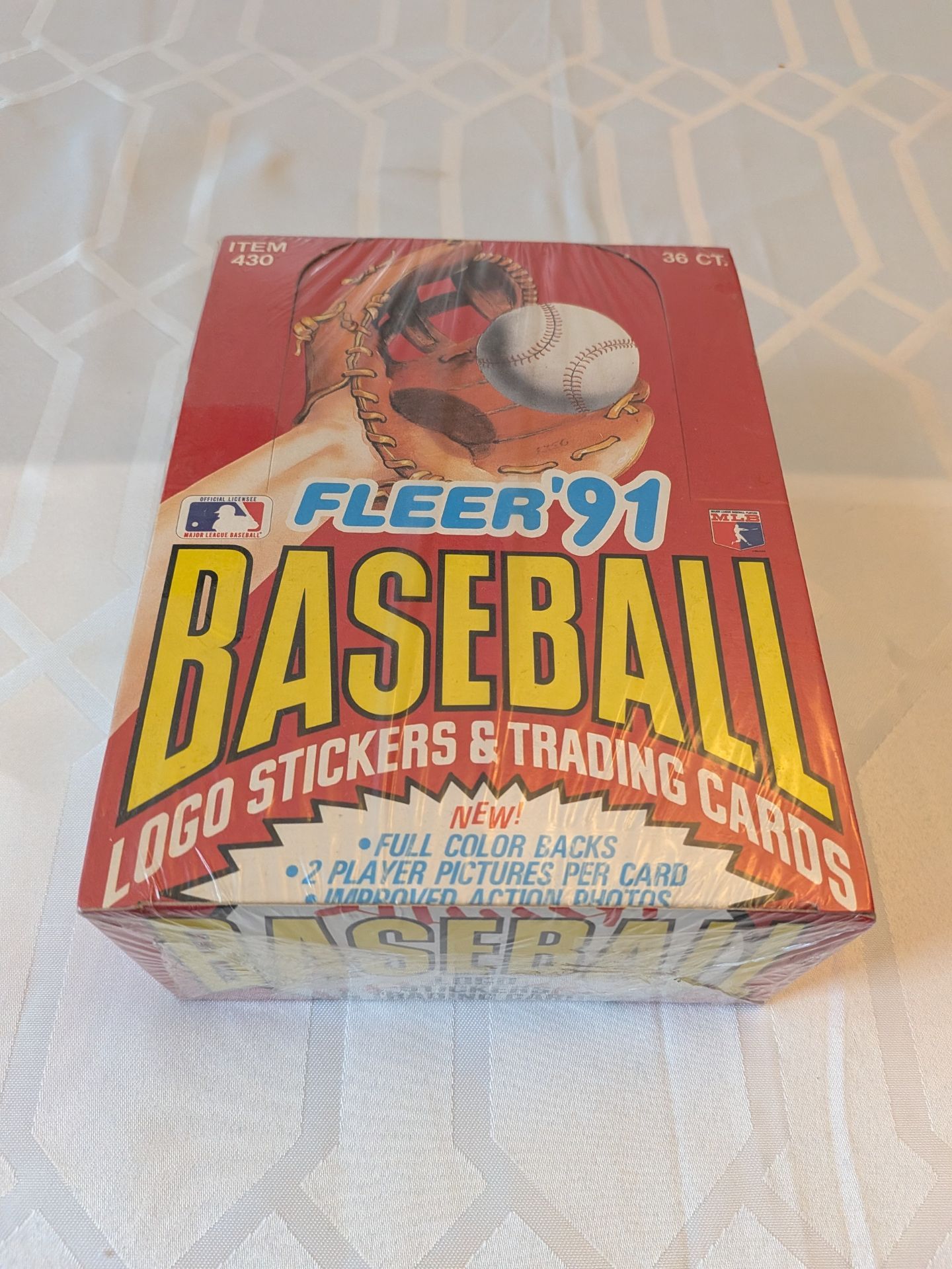1991 Fleer Baseball Card 36 pack Box