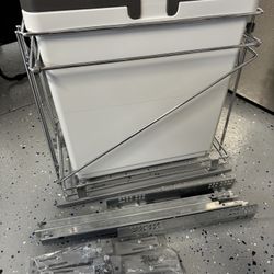 Salice Single Waste Bin Pull-Out Bottom/ Side Mount Soft Close Door Mount