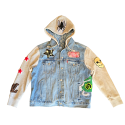 Levi's Customised Denim Jacket With Patches Size L/G #denim #patchwork
Size Large but fit XL
Please check photos for accurate descriptions