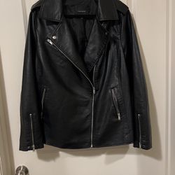 Womens Faux Leather Jacket