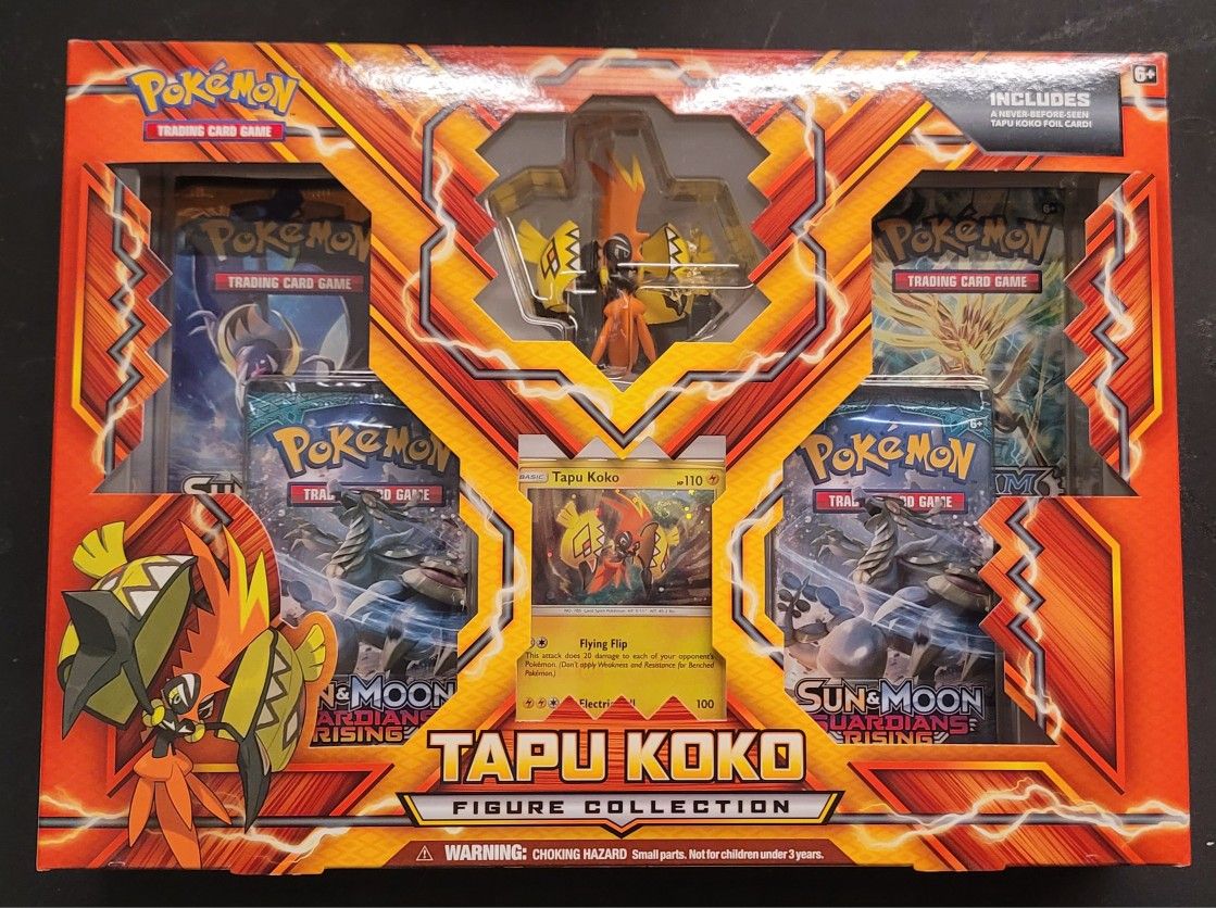 Pokemon Tapu Koko With Figurine Sun And Moon