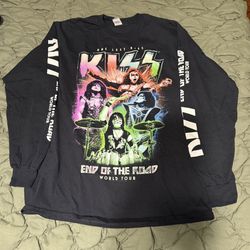 Authentic KISS Final Tour Long Sleeve