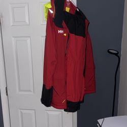 helle hansen coat and overalls 
