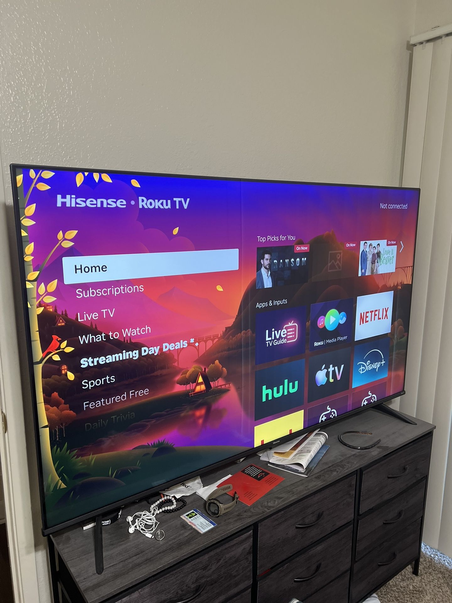 Hisense 65” 4K TV