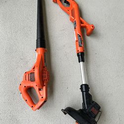 Black & Decker Weed Eater and Leaf Blower