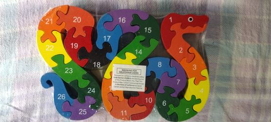 Snake Alphabet Jigsaw Puzzle 