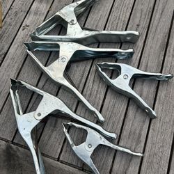 Spring Clamps 3 Large 2 Small 