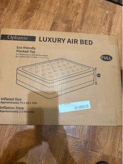 New Ophanie Luxury Air Bed Full Size With Built In Pump
