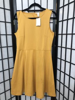 Yellow dress size large