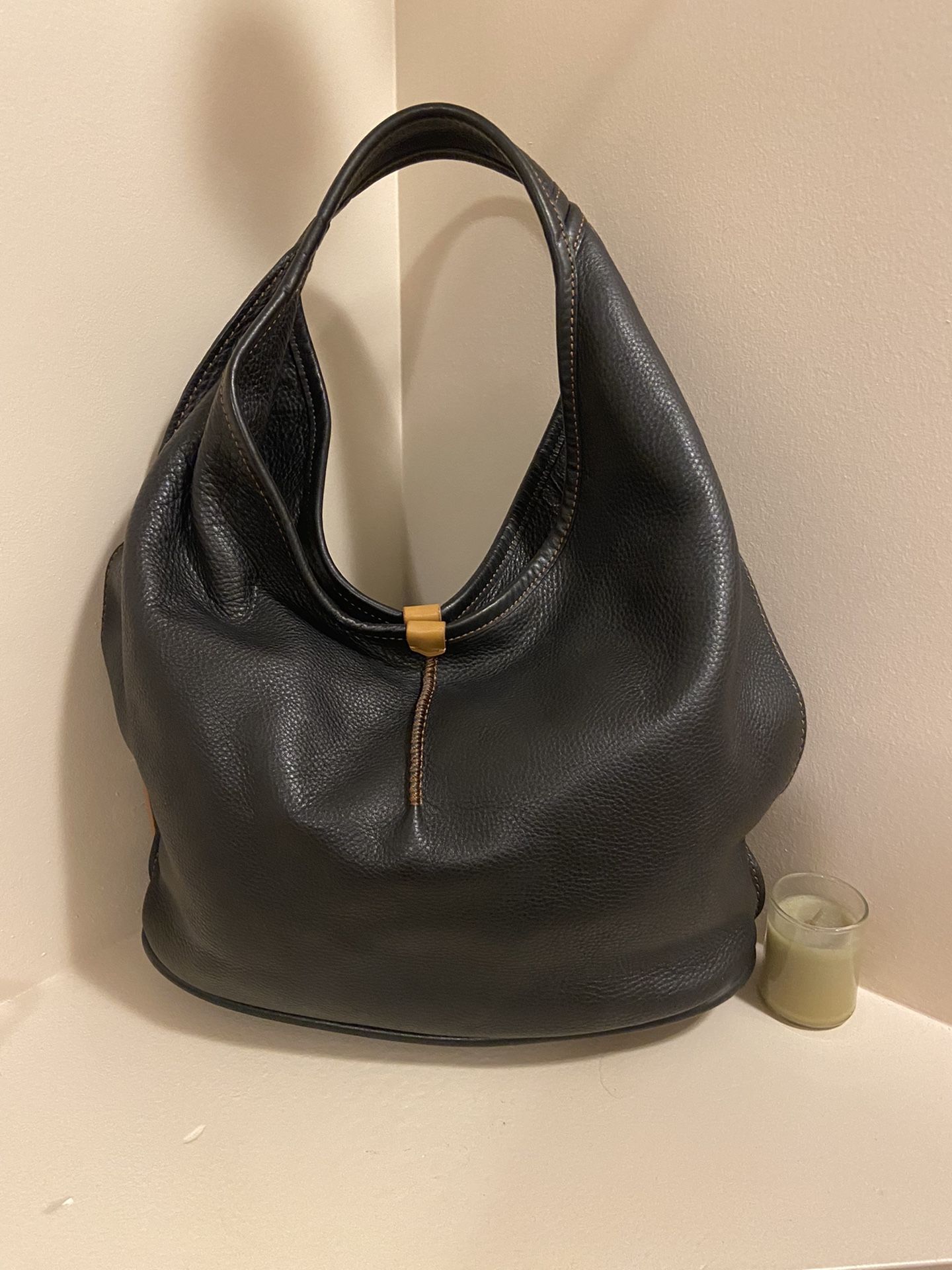 Gorgeous Black Leather UGG Hobo Bag