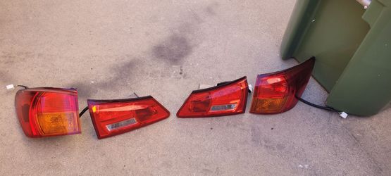 2006-2012 lexus is250 is350 ISF all 4 tail lights