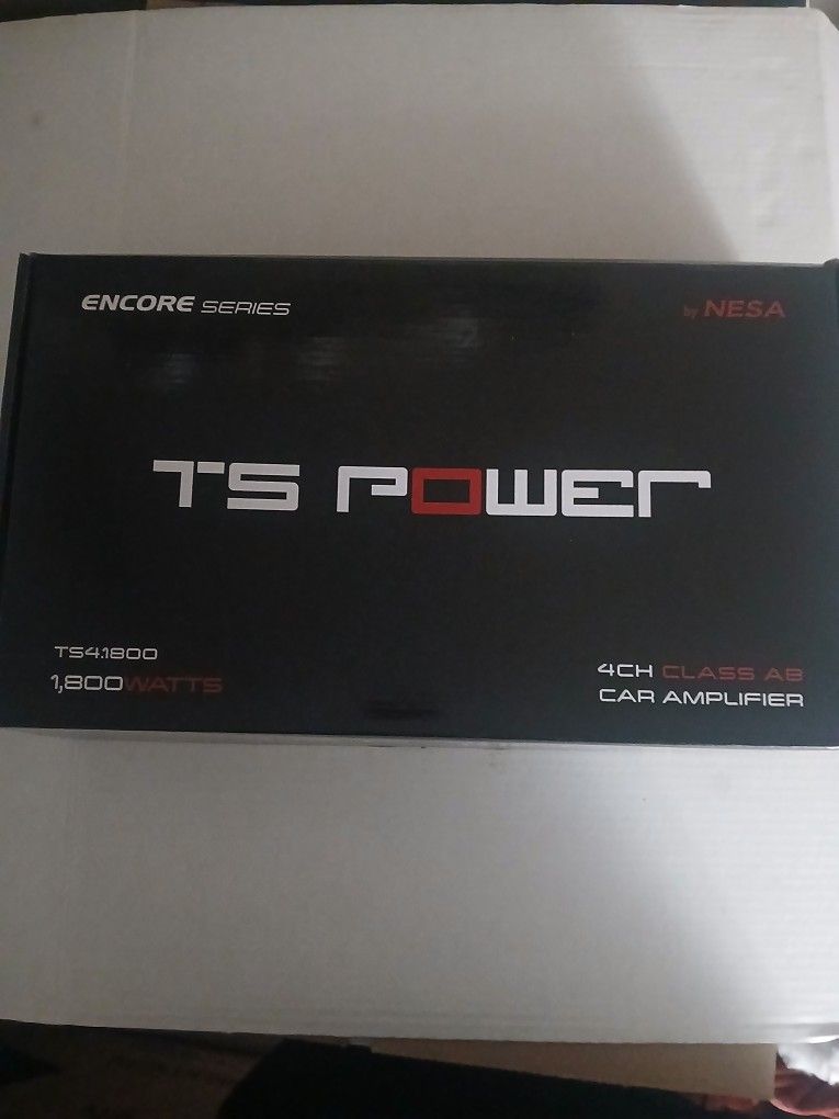 TS Power 4 Ch 1800 Watts Amp Brand New In The Box