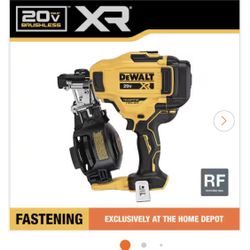 DEWALT 20V MAX 15-Degree Electric Cordless Roofing Nailer (Tool Only) 