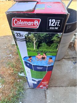 Colman above ground pool