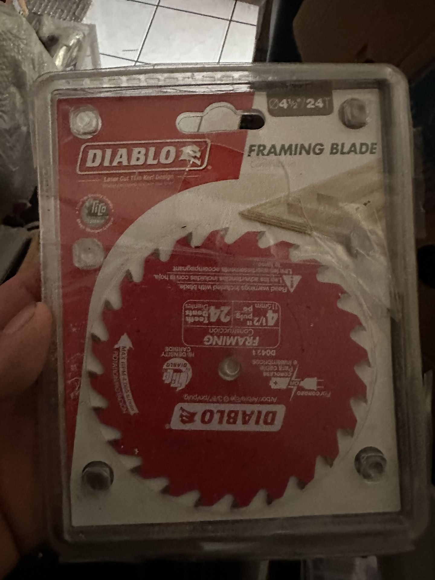 Diablo 4-1/2-in. 24 Tooth Framing Saw Blade D0424X