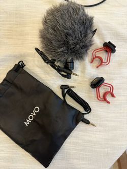 Movo VXR10 Universal Shotgun Mic for Camera - Camera Microphone for DSLR, iPhone and Android Smartphones - Compatible with Canon EOS, Nikon, and Sony