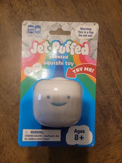 Jet puffed marshmallow squishy