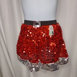 New Christmas Sequin Girl Skirt Size (S/M) $10