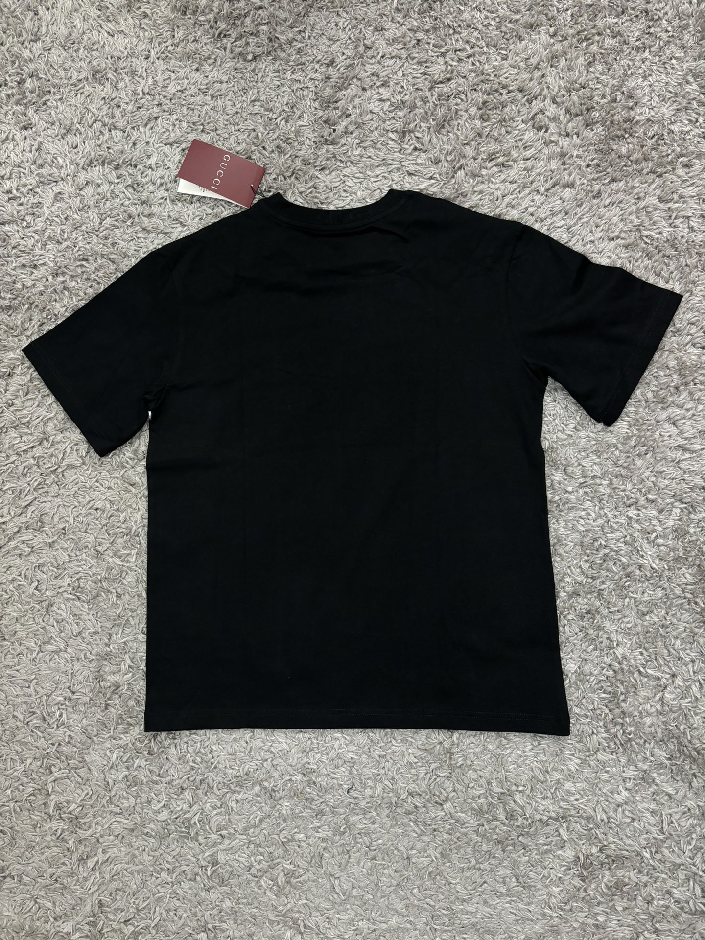 GUCCI ブラック Tシャツ Sサイズ Cotton jersey T-shirt with Gucci print in black | GUCCI® US