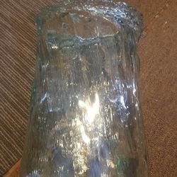 14 inch Waterfall Vase. glass