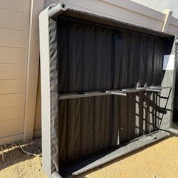 Free Queen Size Pedestal Bed 