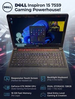 Laptop Dell  Gaming / Like New