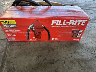 Fill Rite Transfer Pump $150