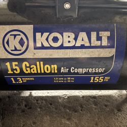 KOBOLT 15 GALLON AIR COMPRESSOR 