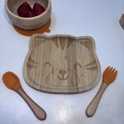 Kid And Toddler Plate And Bowl Set