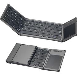 New Trifold wireless Bluetooth Keyboard Portable