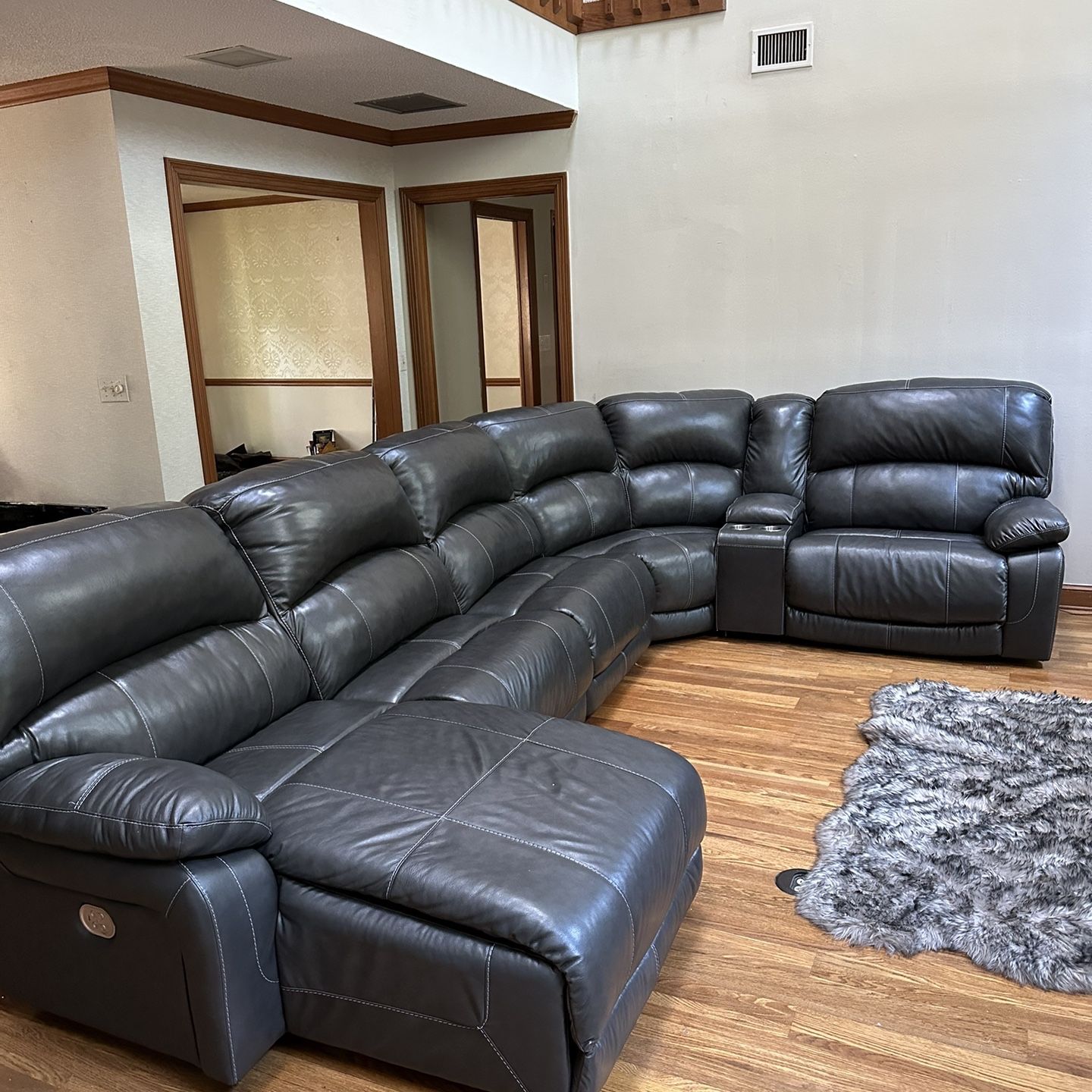 Leather Sectional Couch