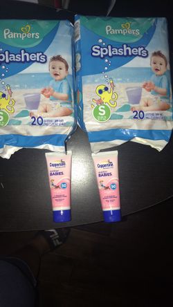 Fun in Sun Pampers Splashers w/ Sunscreen (See Description)