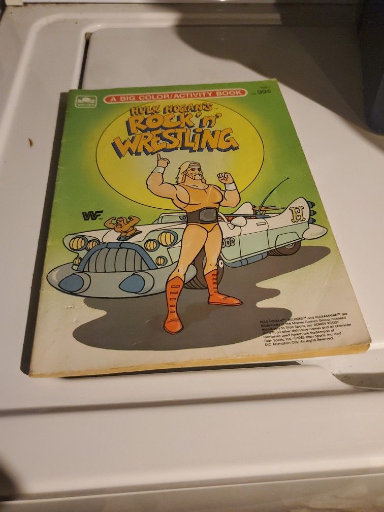 Hulk Hogan Rock 'N' Wrestling Coloring Activity Book