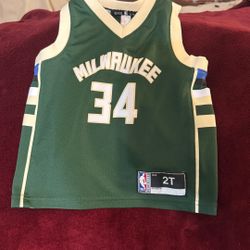 Antetokounmpo Jersey Size 2T