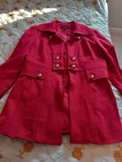 Beautiful Jacket A Red Nylon Jacket Special For Holiday