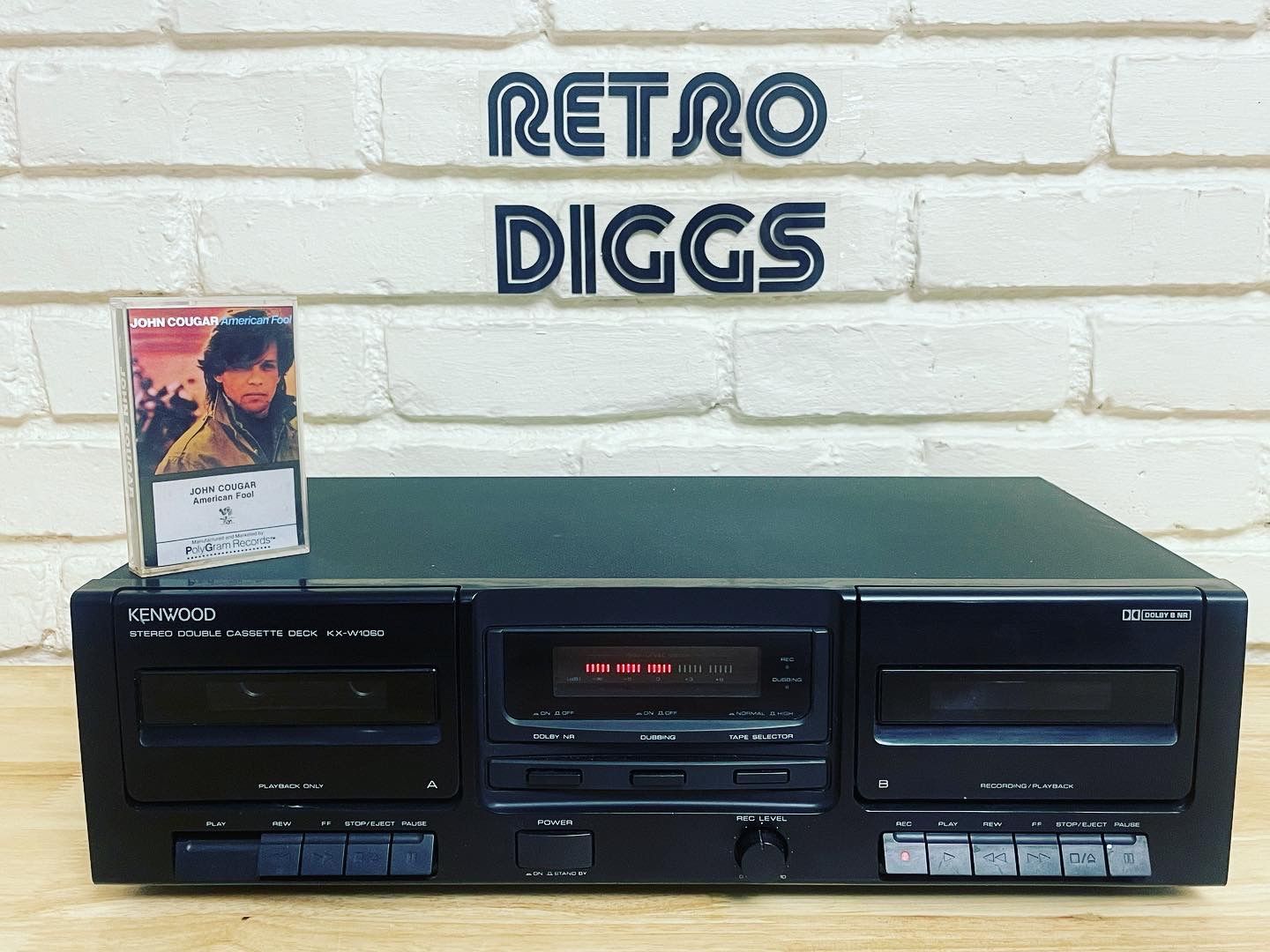 Vintage Kenwood KX-W1060 Cassette Deck (serviced)