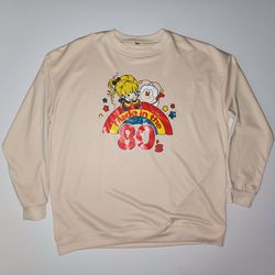 Rainbow Brite "Made in the 80s" lightweight sweatshirt  women's size XL
