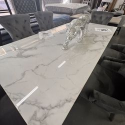 Dining Table With Six Chairs