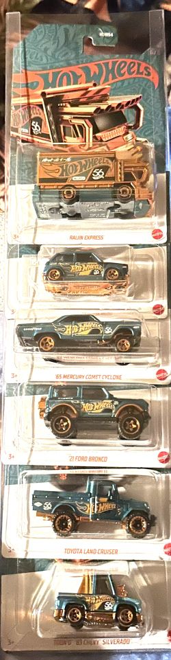 Hot Wheels Complete Set Of 6