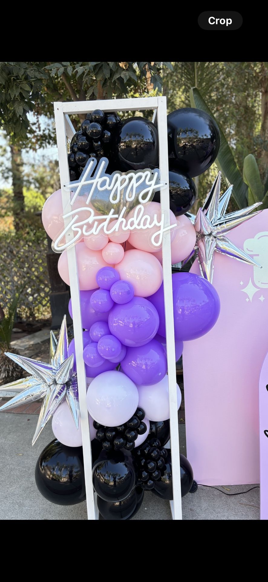 Vase Balloon column Stand 