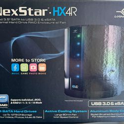 Vantec Nexstar HX4R Quad 3.5” SATA USB 3.0 RAID Enclosure