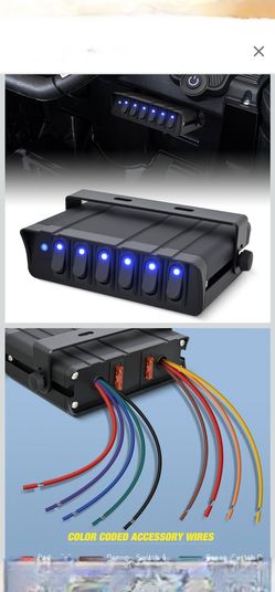 Rocker 6-Switch Panel Relay System Kit