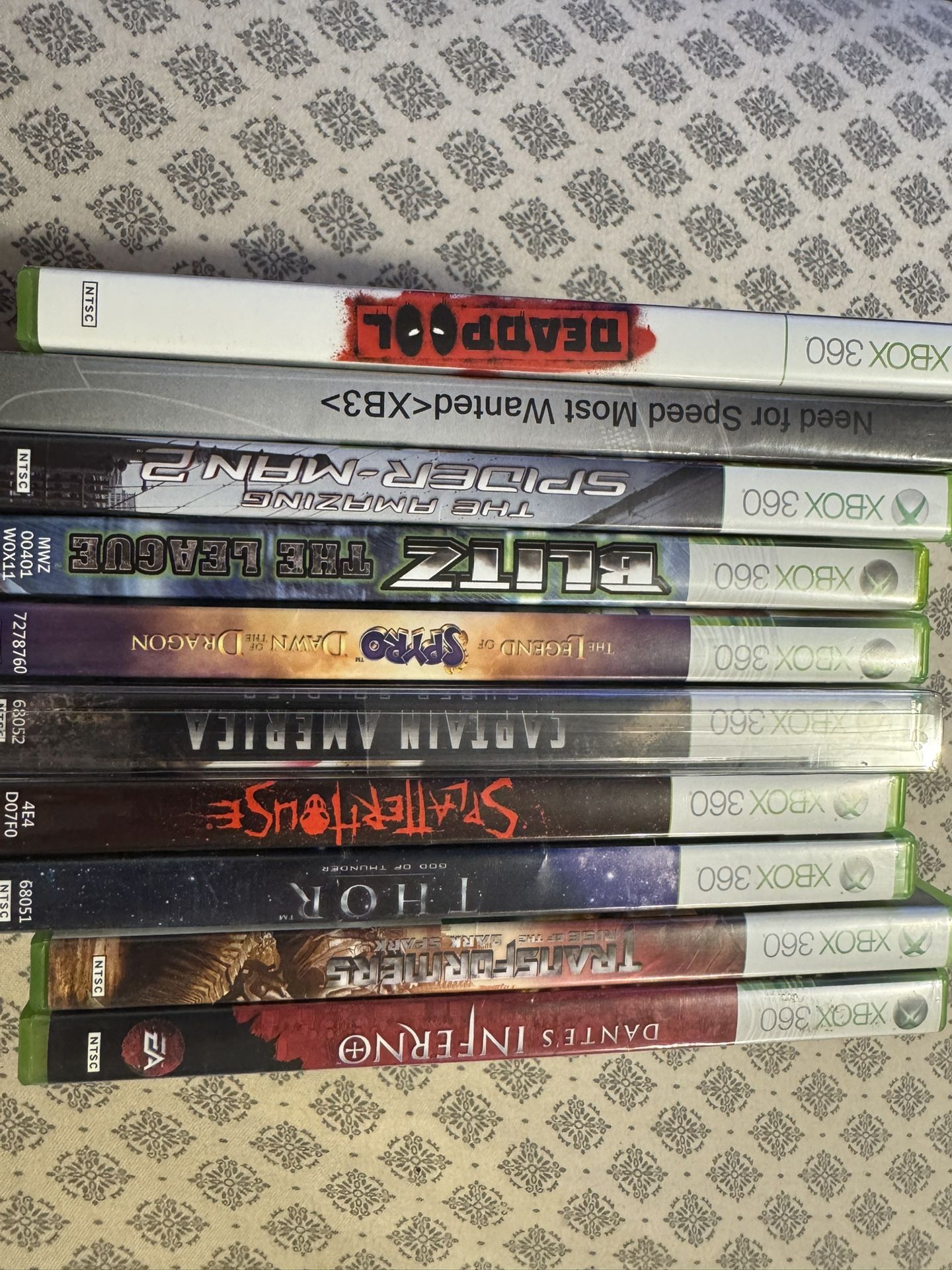10 Mixed Xbox 360 games