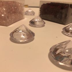 Diamond Wedding Confetti & Name Card Holder