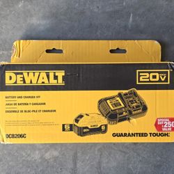 DEWALT
20V MAX Lithium-Ion 6.0 Ah Battery and Charger