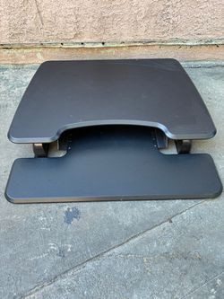 Black Sit-Stand Desk Converter Riser